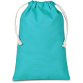 Altitude Allsorts Midi Cotton Drawstring Pouch - Turquoise