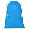 Altitude Allsorts Maxi Cotton Drawstring Pouch - Cyan