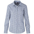 Ladies Long Sleeve Kenton Shirt - Light Blue