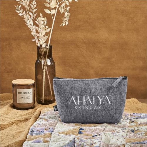 Okiyo Kesho Recycled PET Felt Accessory Bag