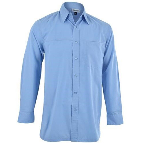 Mens Long Sleeve Harry Casual Shirt - Sky Blue