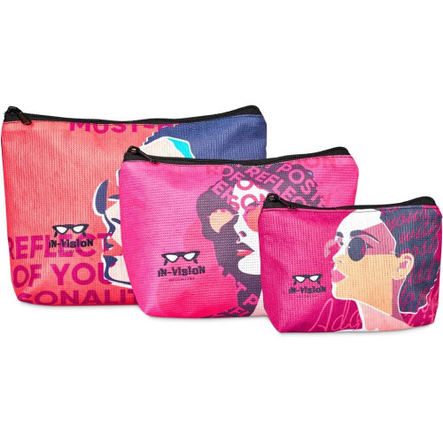 Hoppla Leanne Recycled PET Stitch-Bond Midi Toiletry Bag