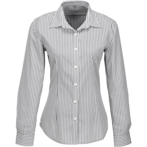 Ladies Long Sleeve Glenarbor Shirt - Grey